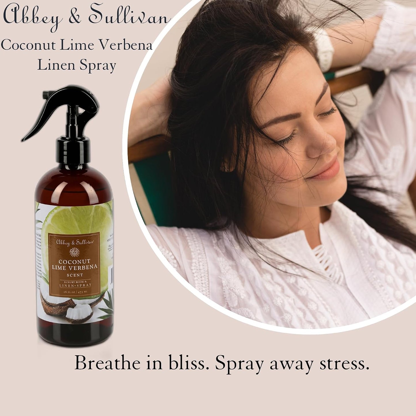 Abbey & Sullivan Linen Spray, Hawaiian Rain, 16 oz