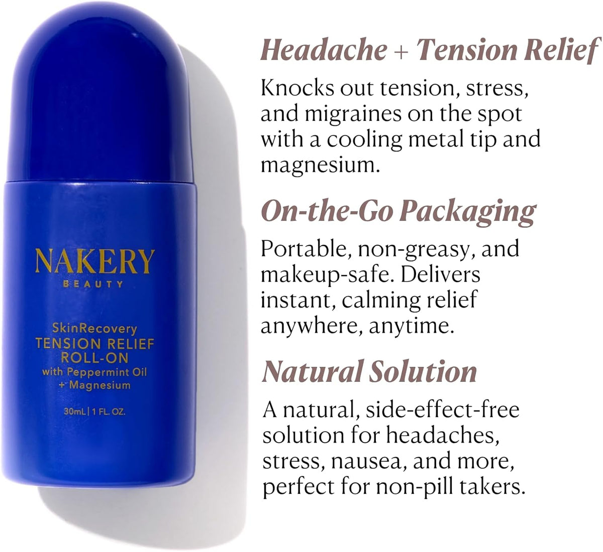 Nakery SkinRecovery Tension Relief Roll-On