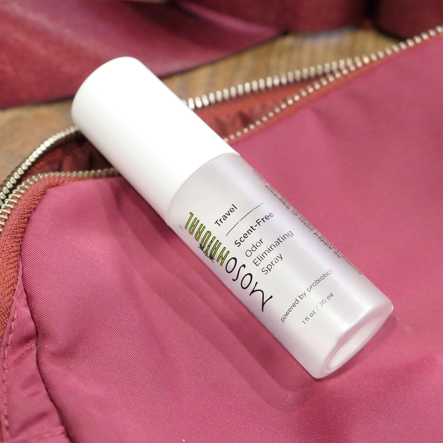 Moso Natural Scent-Free Travel Size Air Freshener Spray (3 Pack) An Unscented Travel-Size Odor Eliminator. 30ml