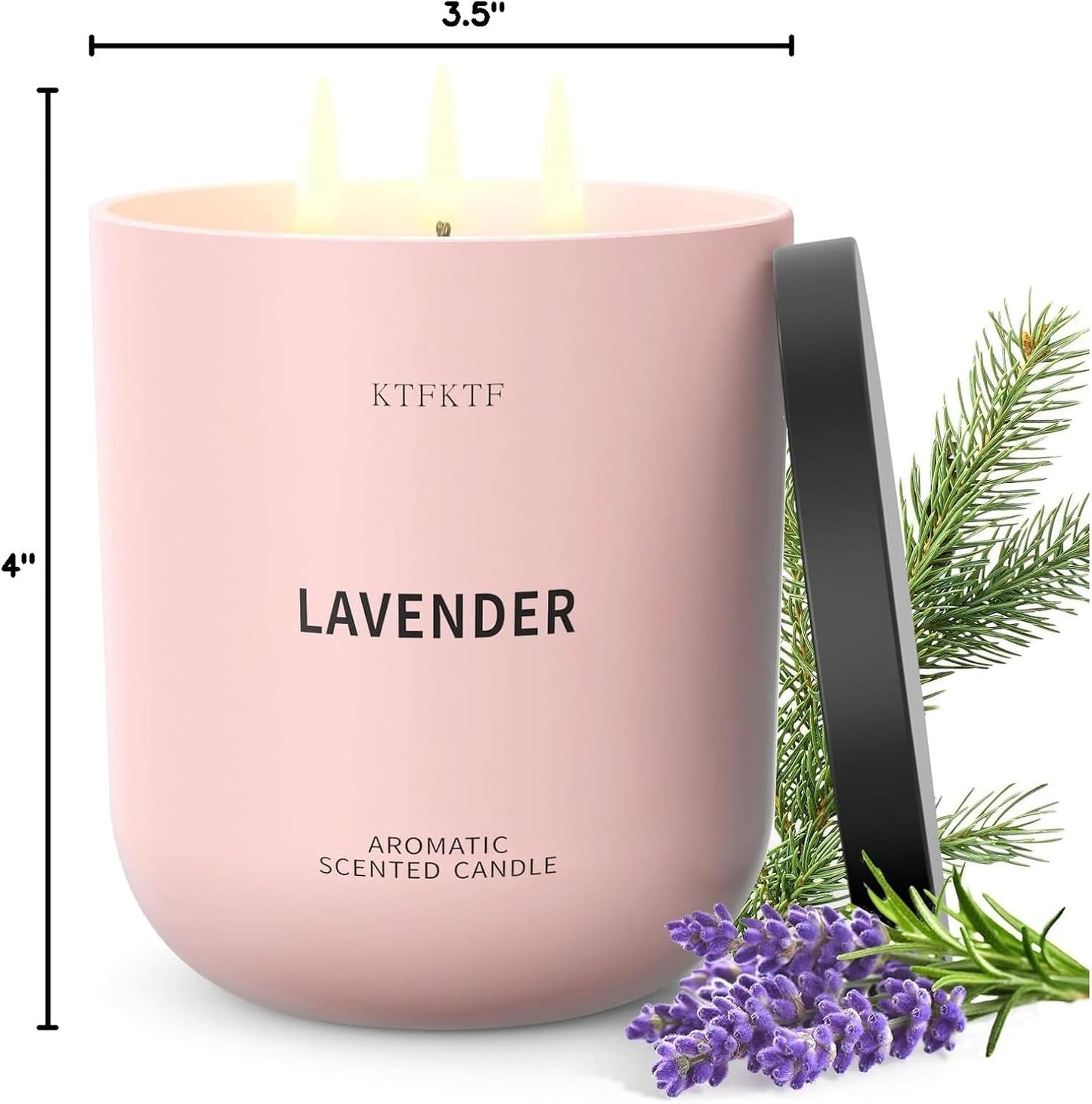 Lavender Scented Candles for Women - Aromatherapy Candle for Relaxation & Sleep Calm, 14.1oz Soy Candles for Home Scented, Birthday Mothers Day Candle Gifts for Women Mom