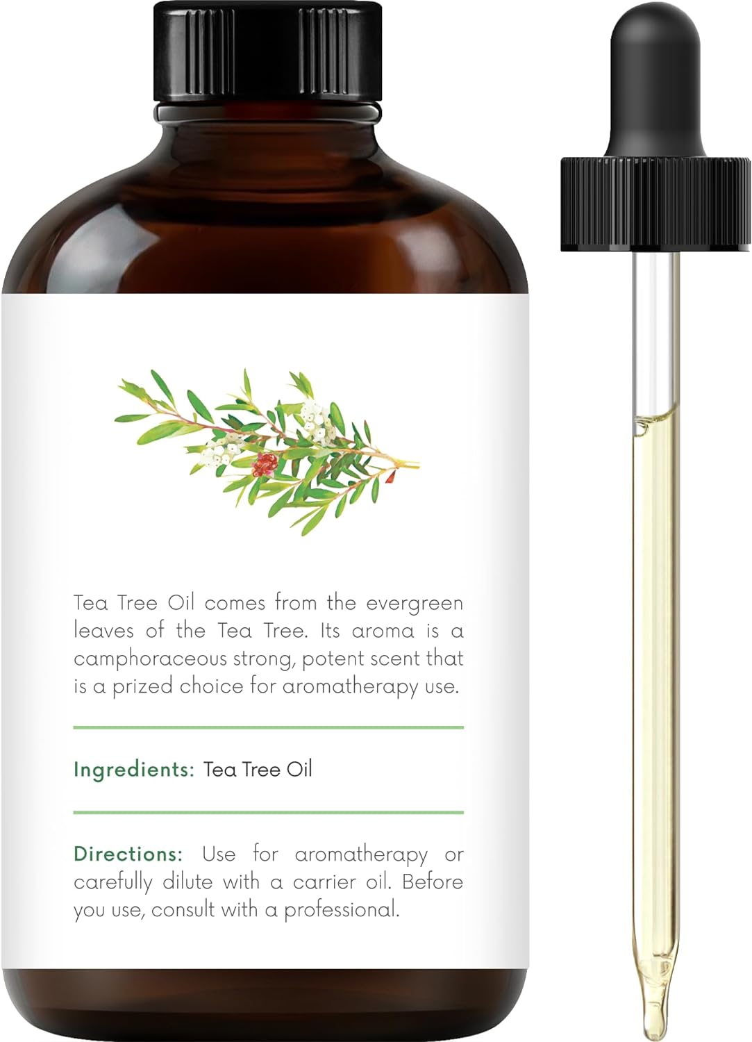 Handcraft Blends Soothe & Cleanse Set: Lavender and Tea Tree Essential Oils – (2 x 4 Fl Oz) – 100% Pure & Natural – for Diffuser, Aromatherapy, and DIY Projects