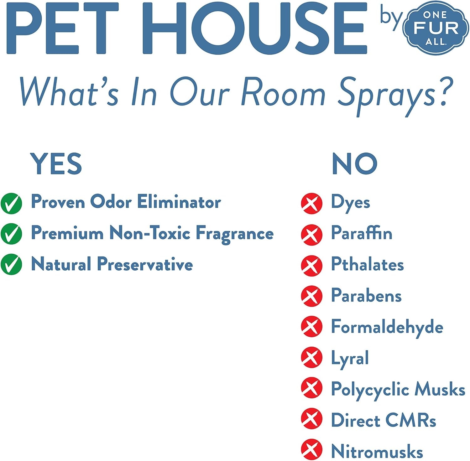 One Fur All Pet Air Freshener 4 OZ Concentrated Room Spray for Pet Odor, Sunwashed Cotton, Pack of 1