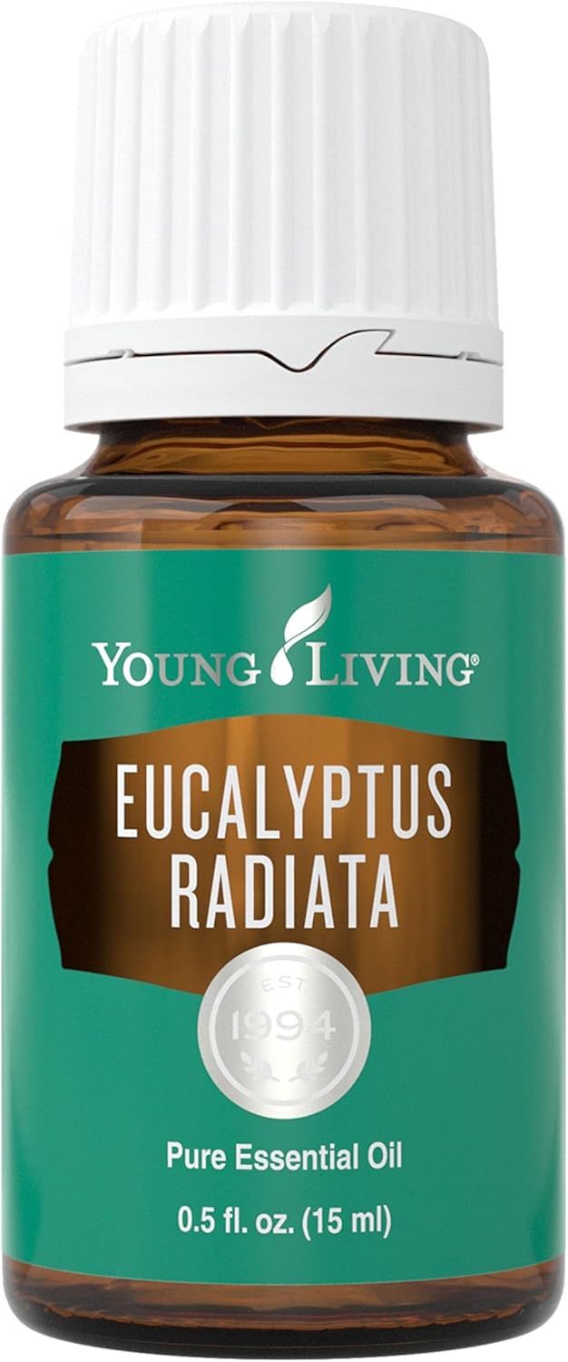 Young Living Eucalyptus Radiata Essential Oil - 15 ml - Breathe Easy with Refreshing Aroma - Ideal for Relaxing Bedtime Routine and Head, Neck, Chest Application