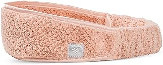 VOLO Cloud Pink Spa Headband for Women | Hair Band for Makeup, Washing Face, Skincare, Facial, Shower & More | Ultra-Soft, Absorbent, Stretchy, Non-Slip | Fits All Head Sizes | Microfiber