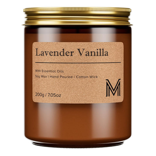 M&SENSE Lavender Vanilla Scented Small Candle
