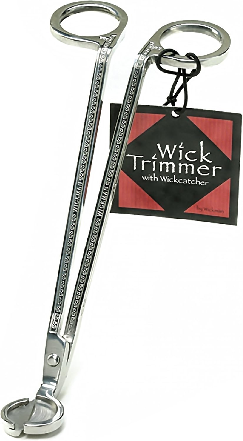 Wickman Stainless Steel Polished Wick Trimmer,Silver