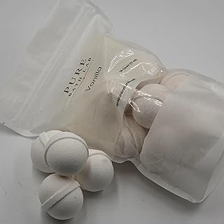 Spa Pure VANILLA Bath Bomb -14 Bath Bomb Fizzies - popular 1 oz gum drop shapped - ultra moisturizing with Shea, Mango & Cocoa Butter, makes a nice gift