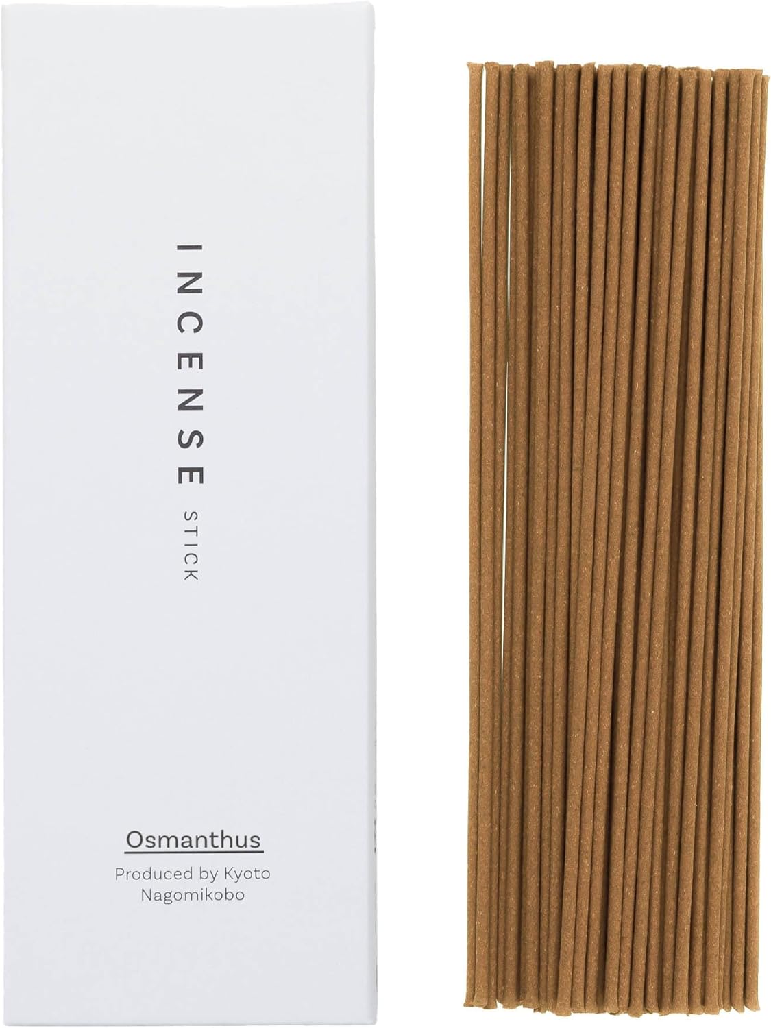 なごみ工房 Kyoto Osmanthus Incense Sticks - Japanese Temple Aroma, Ideal for Relaxation & Meditation, Approx. 60 Sticks (0.044 Pounds) - Premium Quality Incense for Spiritual & Home Use Nagomikobo