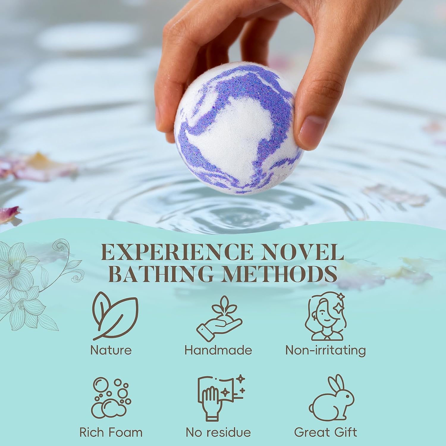 Bath Bombs Gift Set for Women Men, 12 Pack Organic & Natural Bath Bombs | Foam Spa Bath, Calming Relaxation, Aromatherapy, Perfect Presents for Women Men