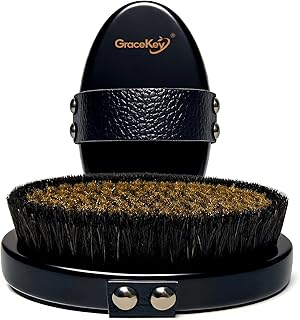 Copper Dry Brush for Cellulite, Exfoliating Body Brush | Improve Cellulite Appearance, Lymphatic Drainage, Pure Copper Bristles, Gentle Exfoliation