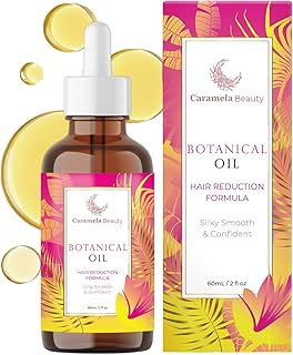 Botanical Body Oil, 60ml After-Shave and Post-Wax Moisturizer with Jojoba, Rosehip and Sweet Almond Oils for Silky Smooth Skin, All Skin Types