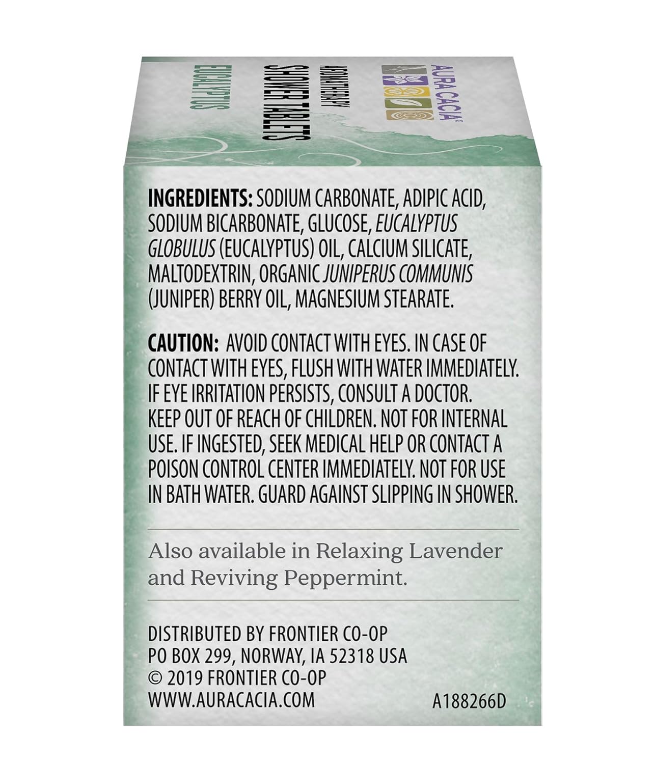 Aura Cacia Eucalyptus Shower Tablets - Aromatherapy Shower Steamers - Aromatherapy Benefits via Organic Essential Oils