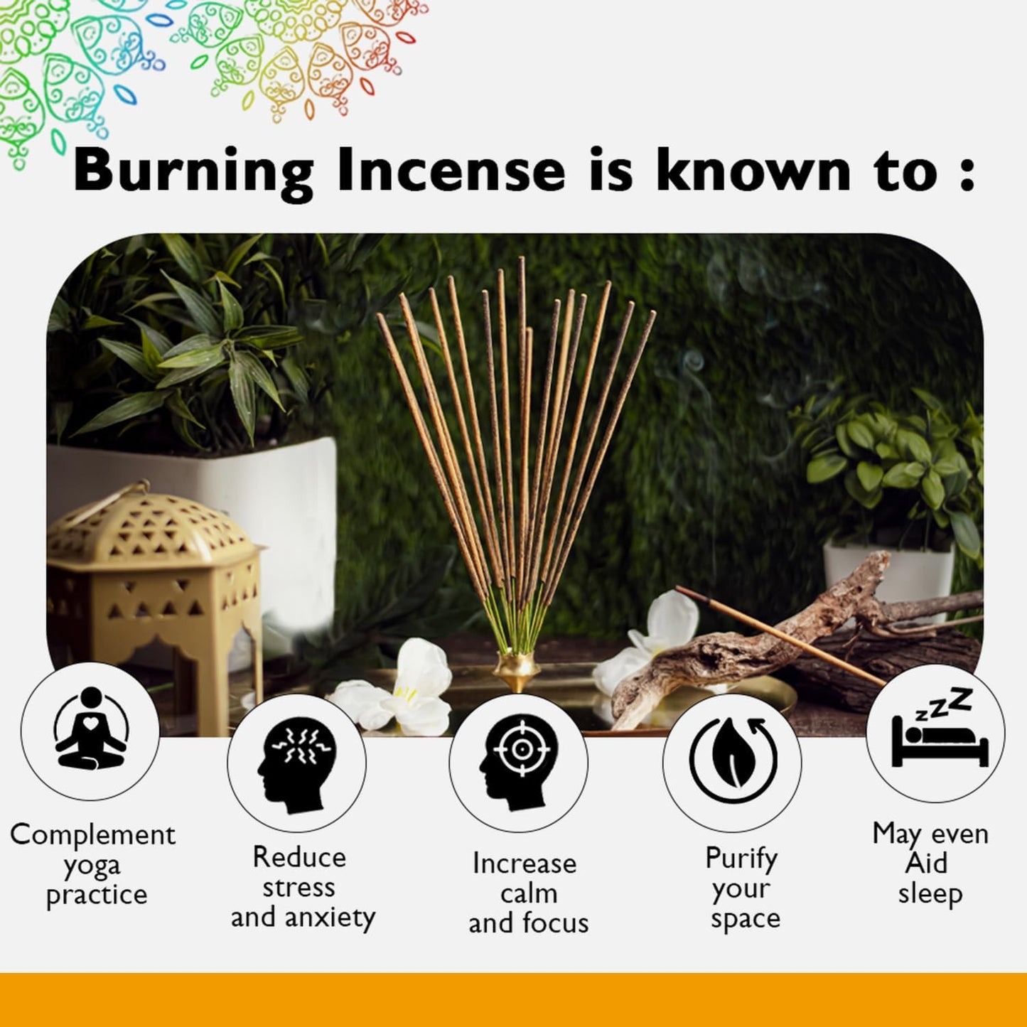 Simply Vedic Agar Oudh Incense Stick (Approx 135 Sticks, 250 Grams) Premium Handmade Agarbatti with Insense Holder| Lasts 45 Minutes| for Aromatherapy, Meditation, Yoga, Home & House Decor- Gift Set