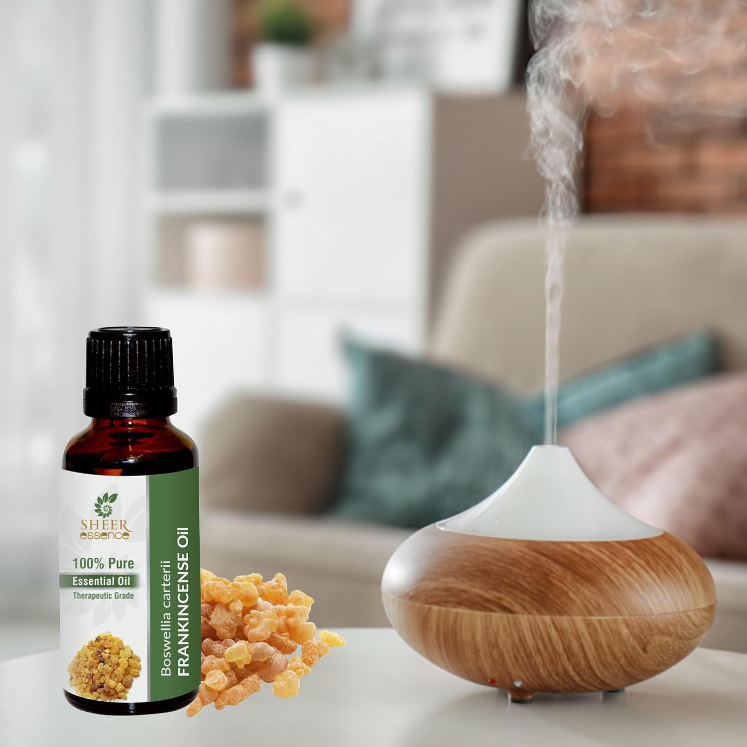 Frankincense Essential Oil 118 ML (4 Fl. Oz) | 100% Pure Natural Undiluted Uncut Therapeutic Grade Boswellia Carteri Essential Oil