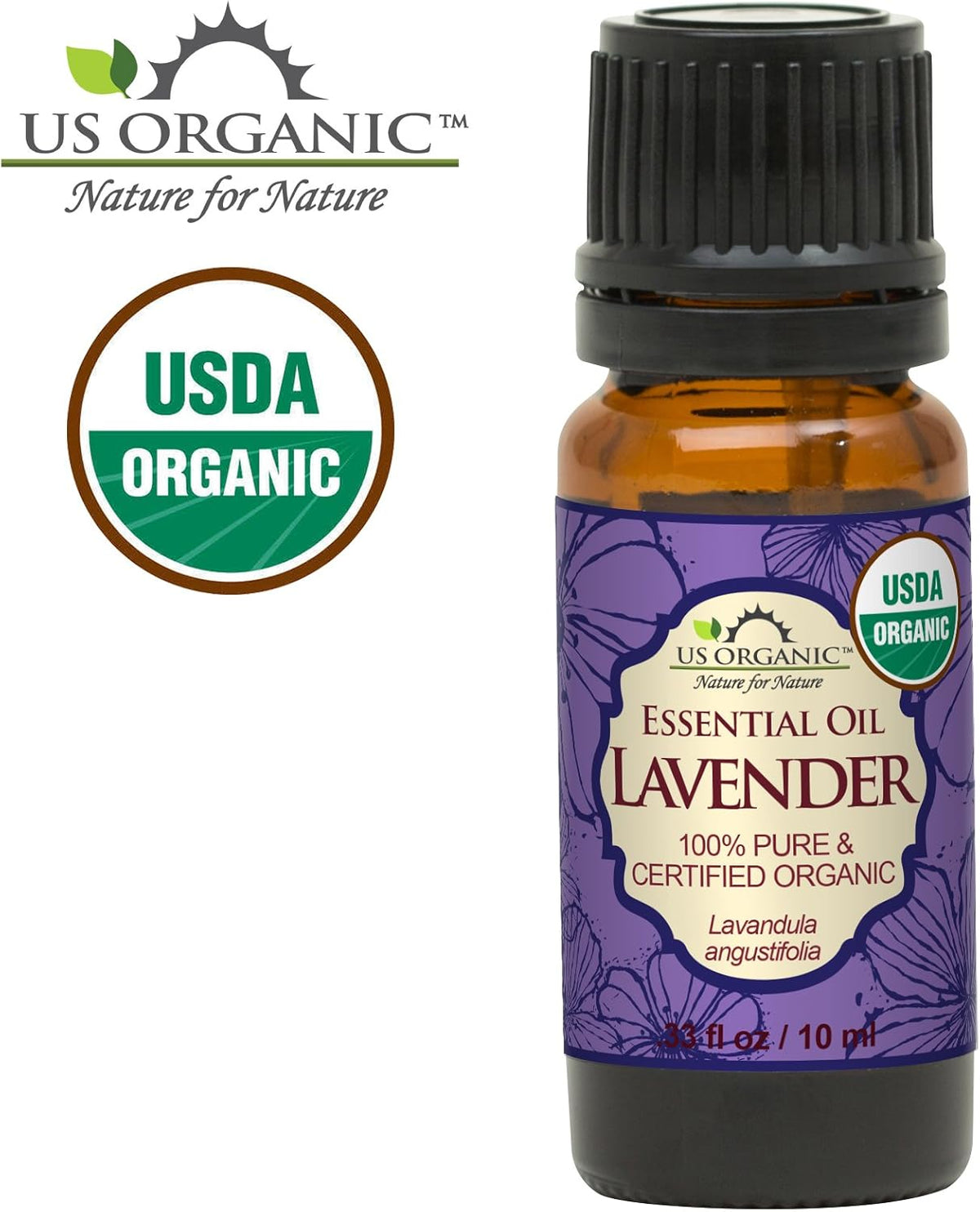 US Organic 100% Pure Lavender Essential Oil