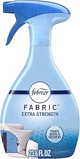 Febreze Fabric Spray Air Freshener, Odor-Fighting Fabric Refresher, Sneaker Balls Alternative, Couch Cleaner, Linen Spray, Multi-Use, Extra Strength Scent, 23.6 fl oz