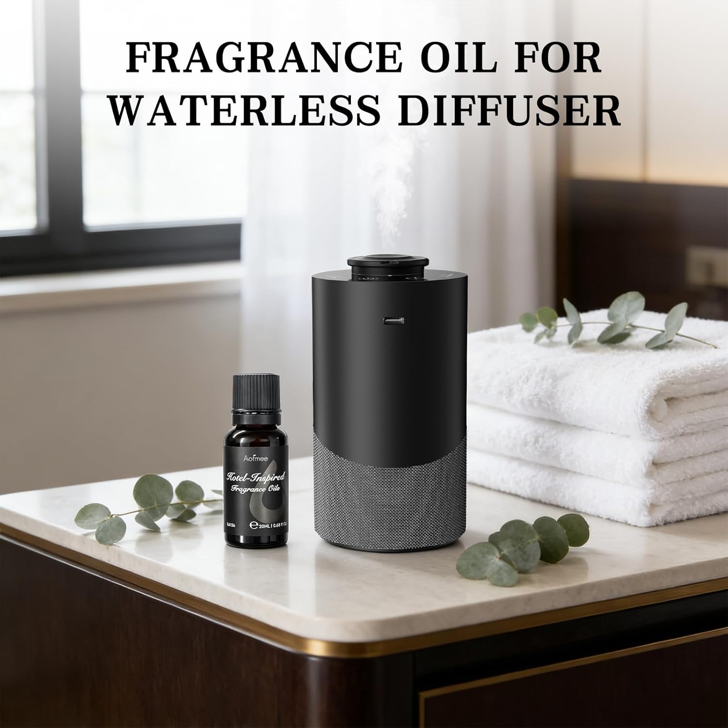 Aofmee Hotel Scent Diffuser Oil: Inspired by Five Star Hotels - Luxury Fragrance Oil RA156 for Ultrasonic and Waterless Scent Diffuser - 20ml .68 fl oz