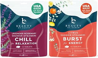 Shower Steamers Aromatherapy - USA Made with Natural Ingredients, Shower Bombs with Essential Oil, Self Care Gifts for Women & Men