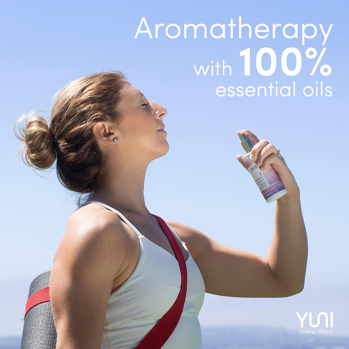 YUNI Aromatherapy Body Mist | Essential Oil Spray for Stress Relief | Essential Mist Spray | Bergamot & Neroli | Body Spray