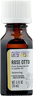 Aura Cacia Rose Otto In Jojoba Oil, 0.5 FZ