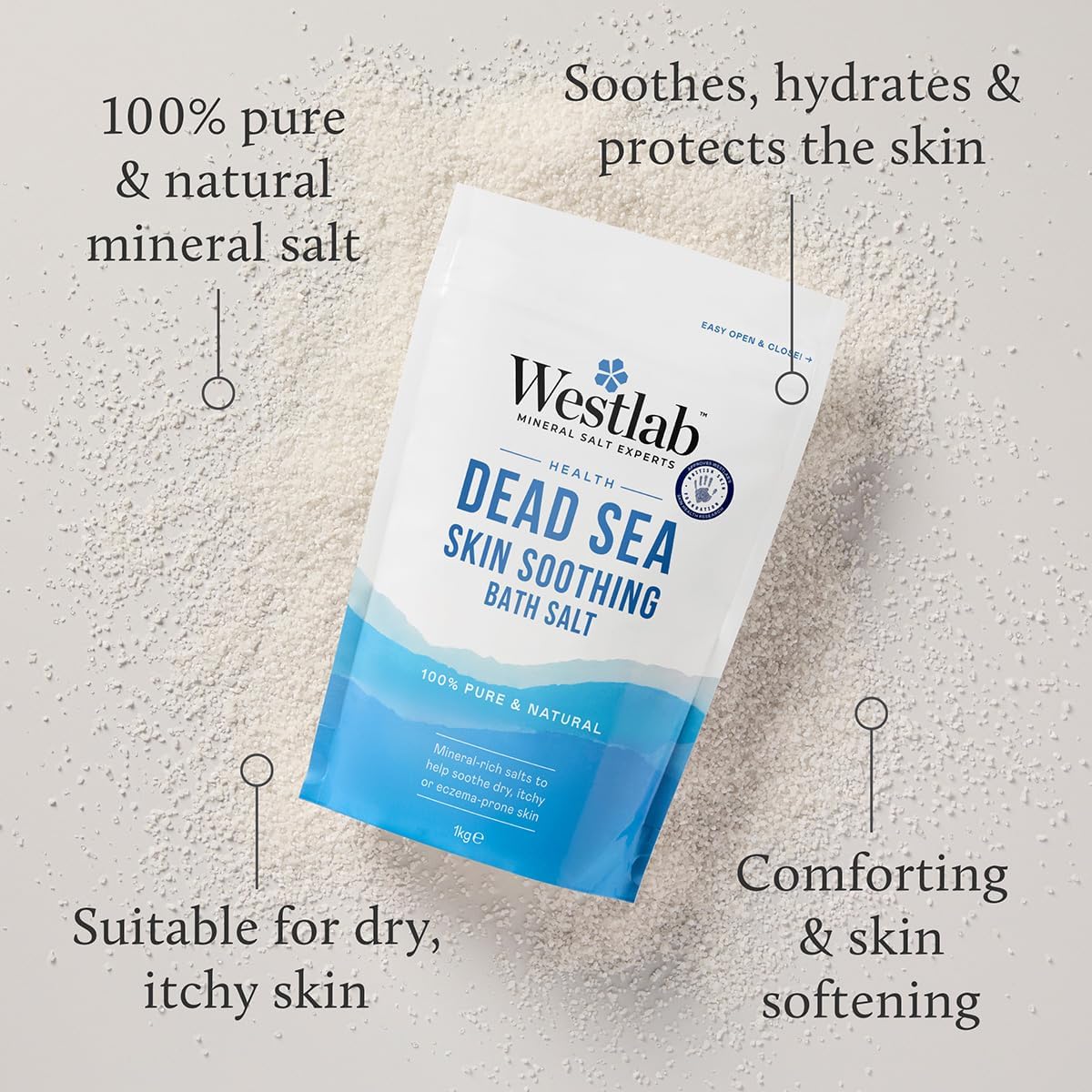 Westlab - Dead Sea Salt - 1kg