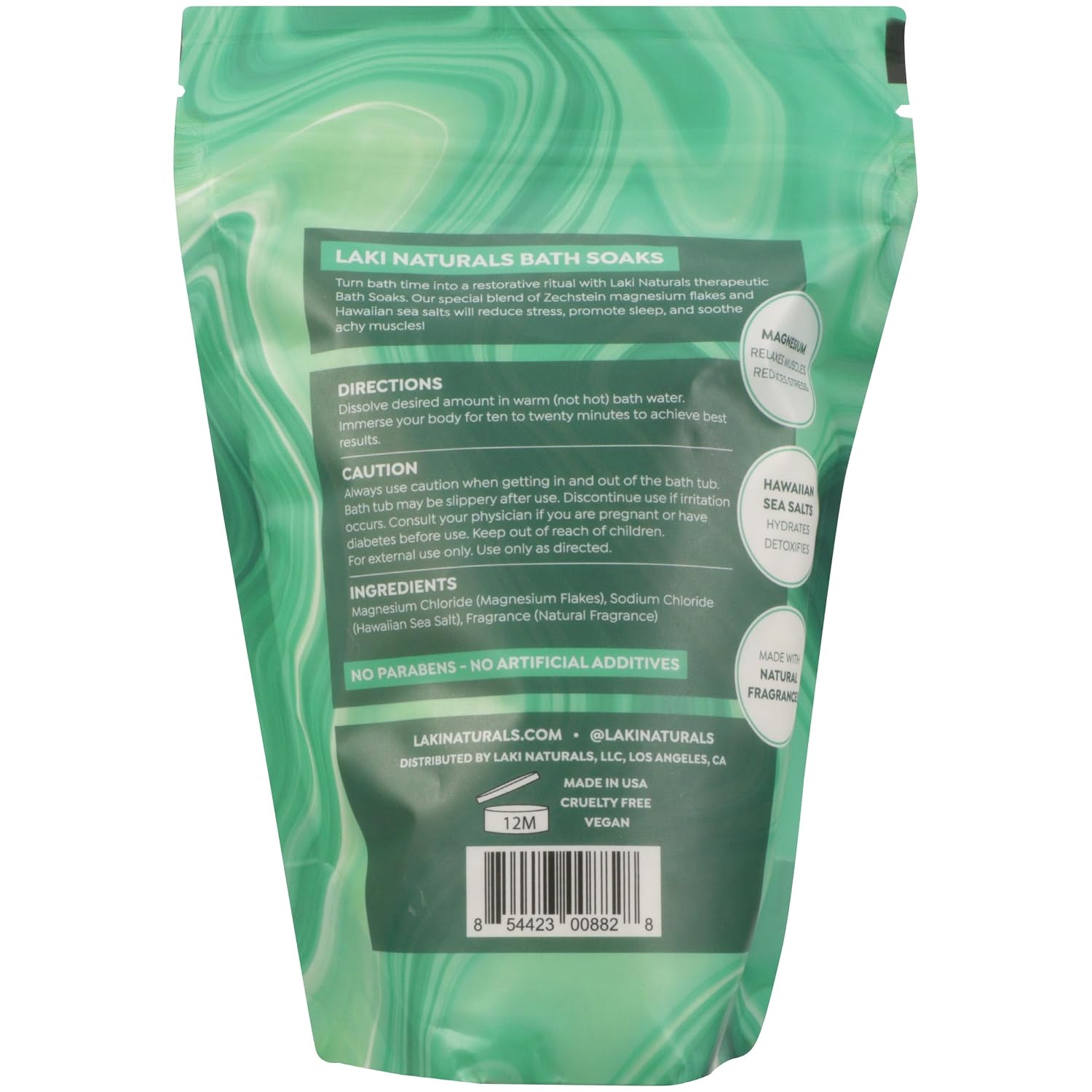 Laki Naturals, Magnesium Flake Soak Neroli, 16 Ounce