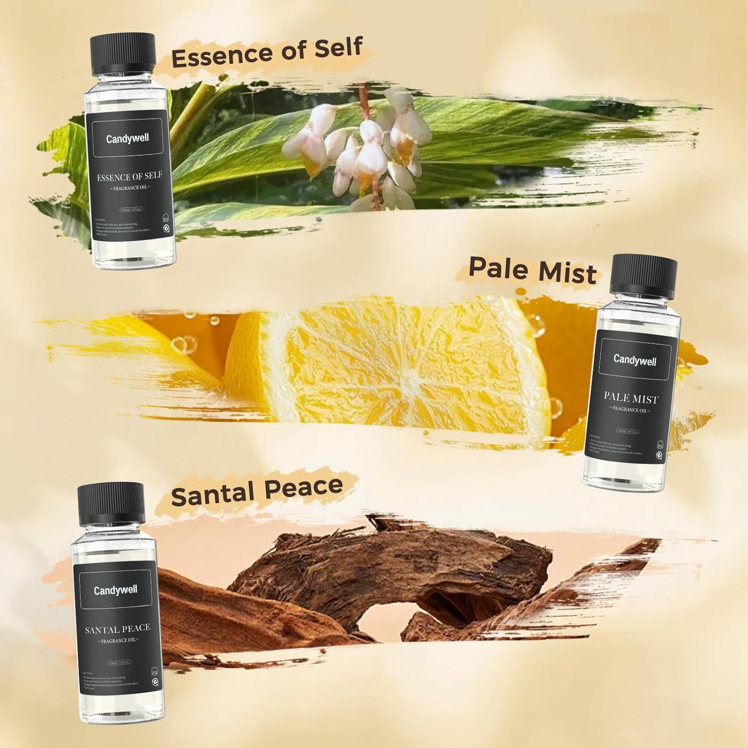 Hotel Diffuser Oil for Waterless Diffusers, Luxurious Relaxing Aromatherapy Scent Essential Oil with Cardamom, Cedar & Sandalwood, 4 Fl Oz, 120 ML, Essence of Self