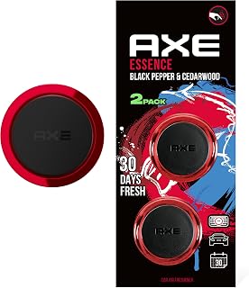 AXE Mini Vent Clip Car Air Freshener (Essence Scent, 2 Pack)