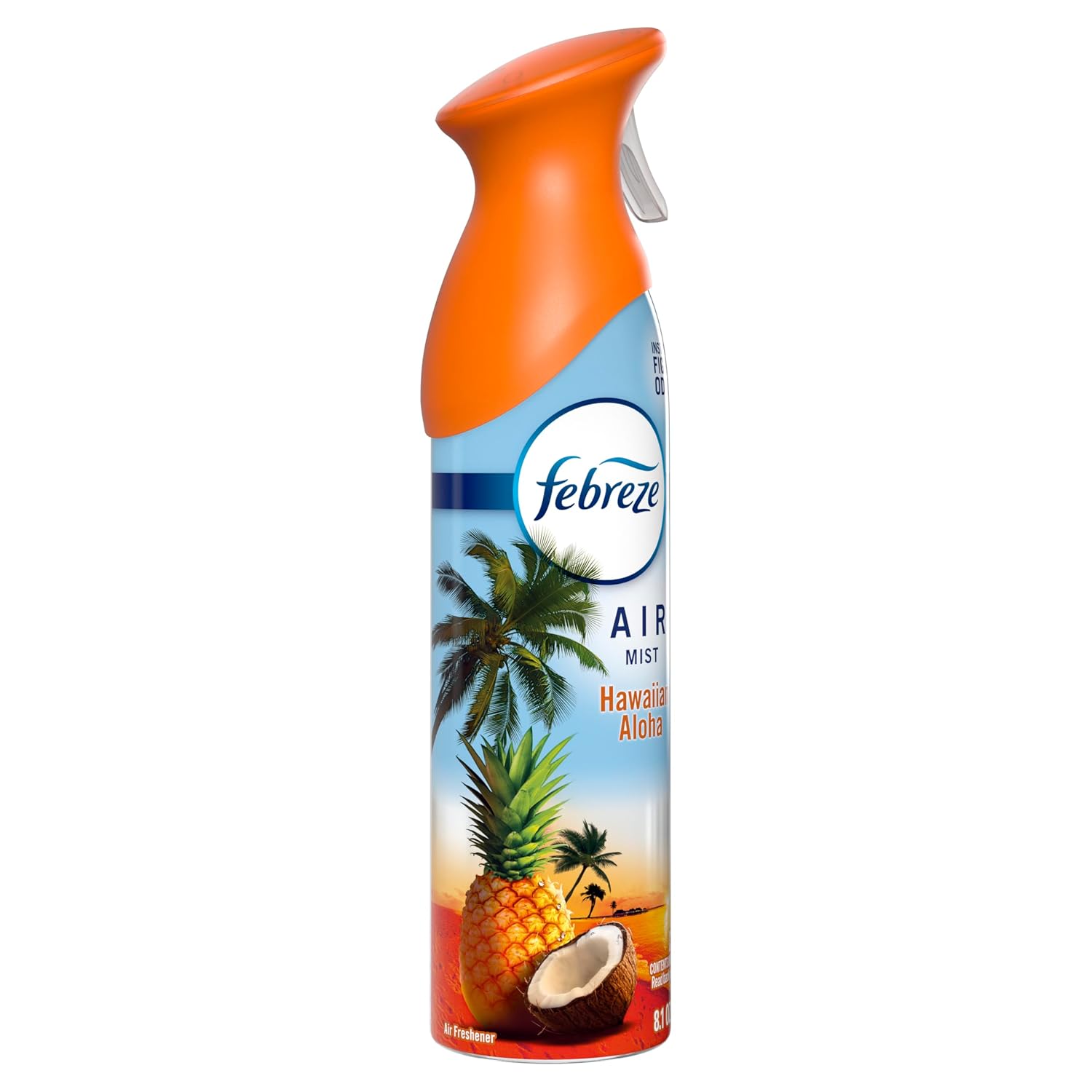 New & Improved Air Mist Hawaiian Aloha, Air Freshener, Home and Kitchen Essentials, Odor Fighting Room Spray, 8.1 oz bottle