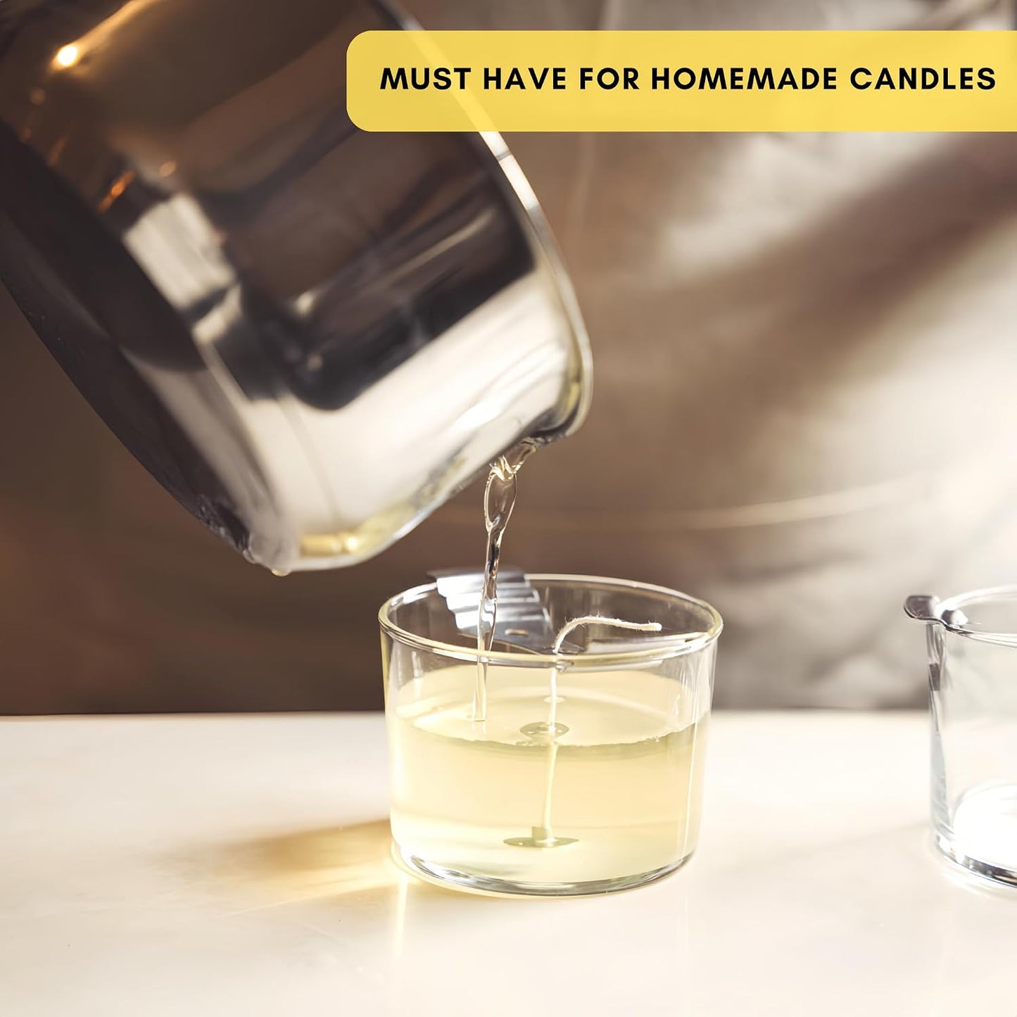 150pcs Metal Candle Wick Sustainer Tabs - Kare & Kind® retail packaging