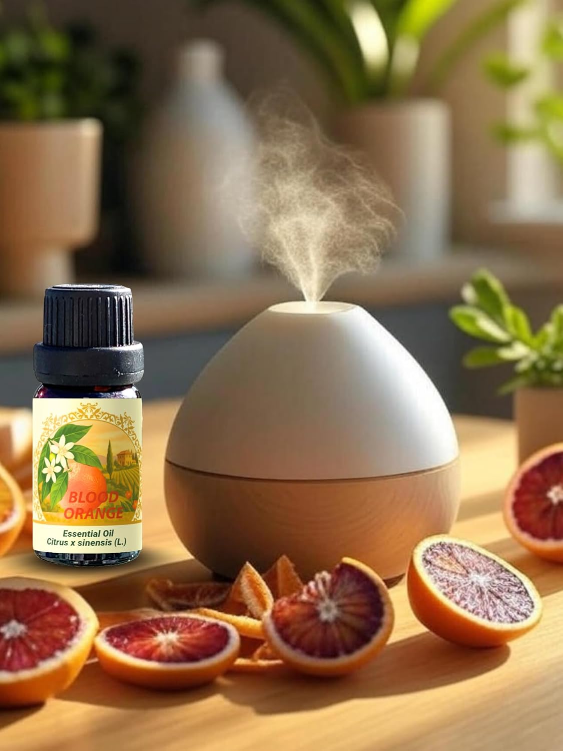Orange Essential Oil, Blood – 100% Pure, Cold Pressed – 0.33 FL OZ / 10 ML