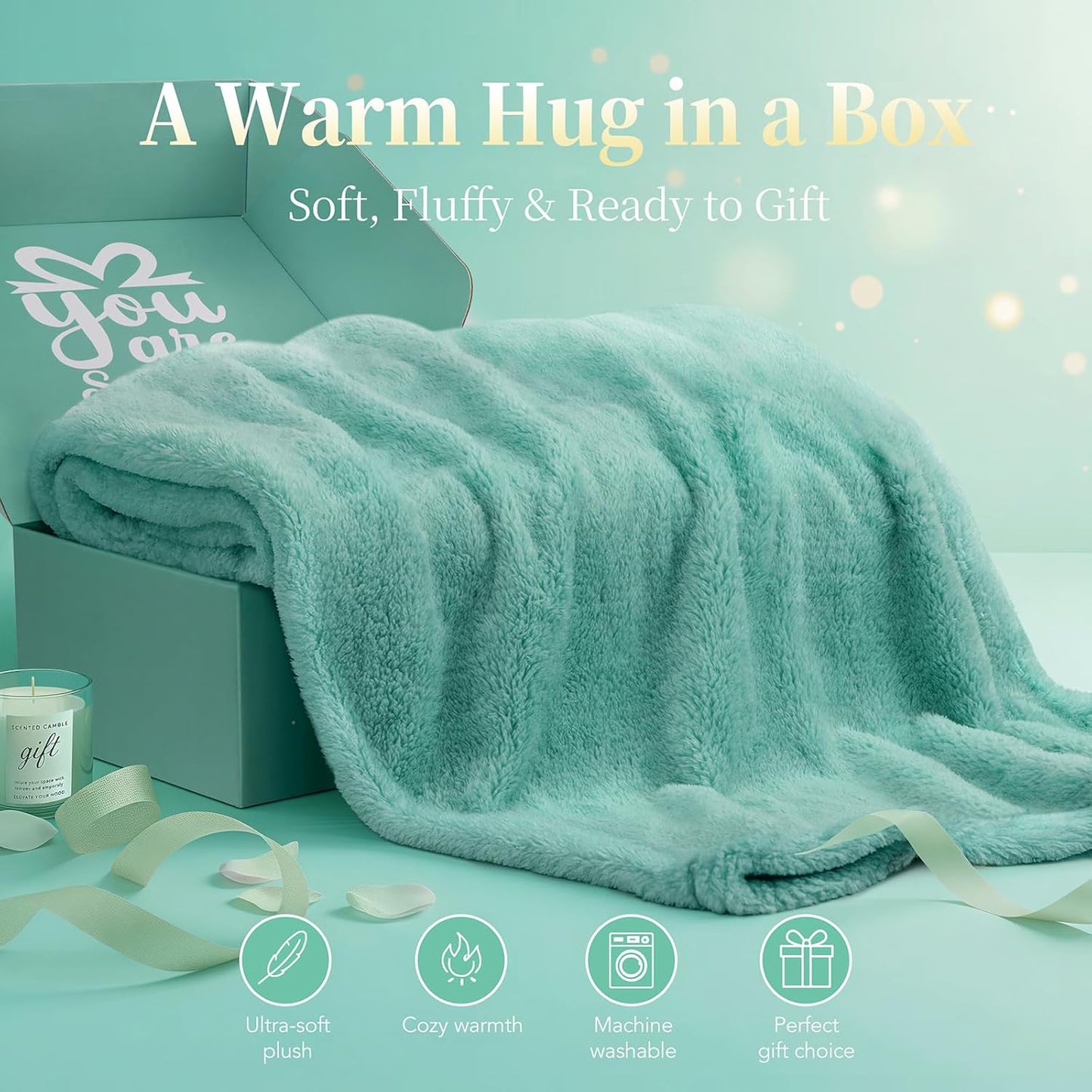 Birthday Gifts for Women Friendship, Relaxing Spa Gift Basket Set for Women, Self Care Gifts Unique Birthday Gift Idea for Mom, Her Best Friends, Sister, Wife, Girlfriend, Coworker, Teacher, Christmas