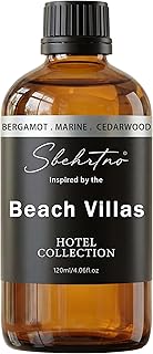 Hotel Collection Diffuser Oil – Inspired by The Beach Villas Hotel Scent, Marine Notes & Cedarwood– for Essential & Waterless Diffusers (4 Fl Oz (Pack of 1))