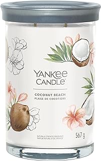 Yankee Candle Signature Scented Candle | Coconut Beach Large Tumbler Candle with Double Wicks | Soy Wax Blend Long Burning Candle | Perfect Gifts for Women