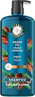 Herbal Essences Argan Oil Paraben Free Shampoo, Hair Repair, 20.2 fl oz, with Certified Camellia Oil and Aloe Vera, For All Hair Types, Especially Damaged Hair
