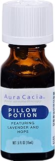 Aura Cacia Pillow Potion Aromatherapy Essential Solutions 1/2 Oz. Bottle