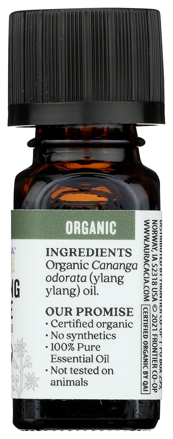 Aura Cacia Organic Ylang Ylang, 0.25 FZ