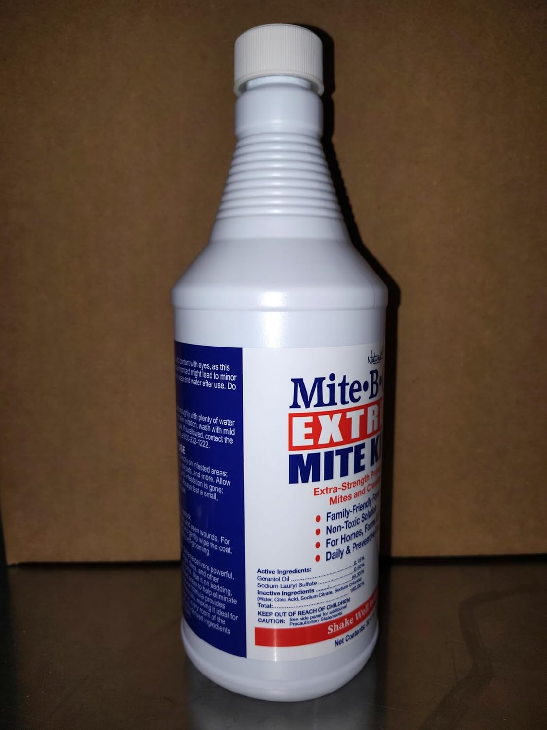 Mite-B-Gone Extreme Mite Killer Spray, 32 oz – Extra-Strength Surface Treatment for Bedding, Furniture, Carpets, Home & Pet Use – Plant-Based, Made in USA