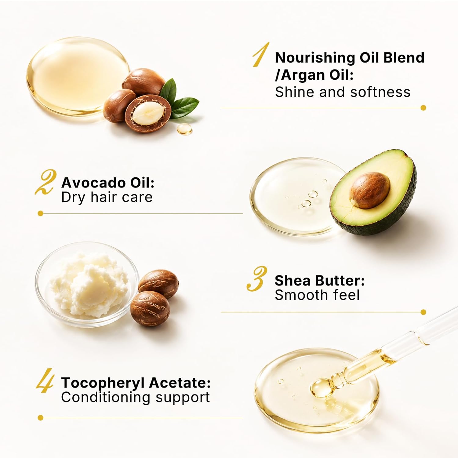 Karseell Moroccan Argan Oil for Hair Healing Cold Pressed Weightless Argan Oil Hair Serum for Dry Damaged Hair 50ml