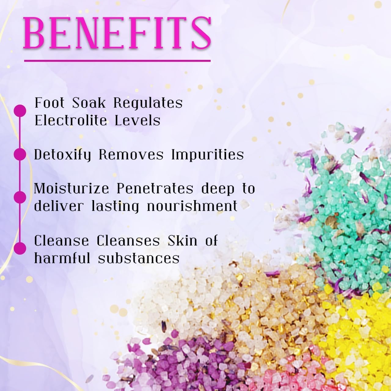 Bath Salts for Women Relaxing, Birthday Gift Set, 8 Cute Individually Wrapped, Organic with Essential Oils, Dead Sea Salt, Dried Flowers, Self Care for Mom, Girlfriend, Her, 8 Scents, Total 8 oz