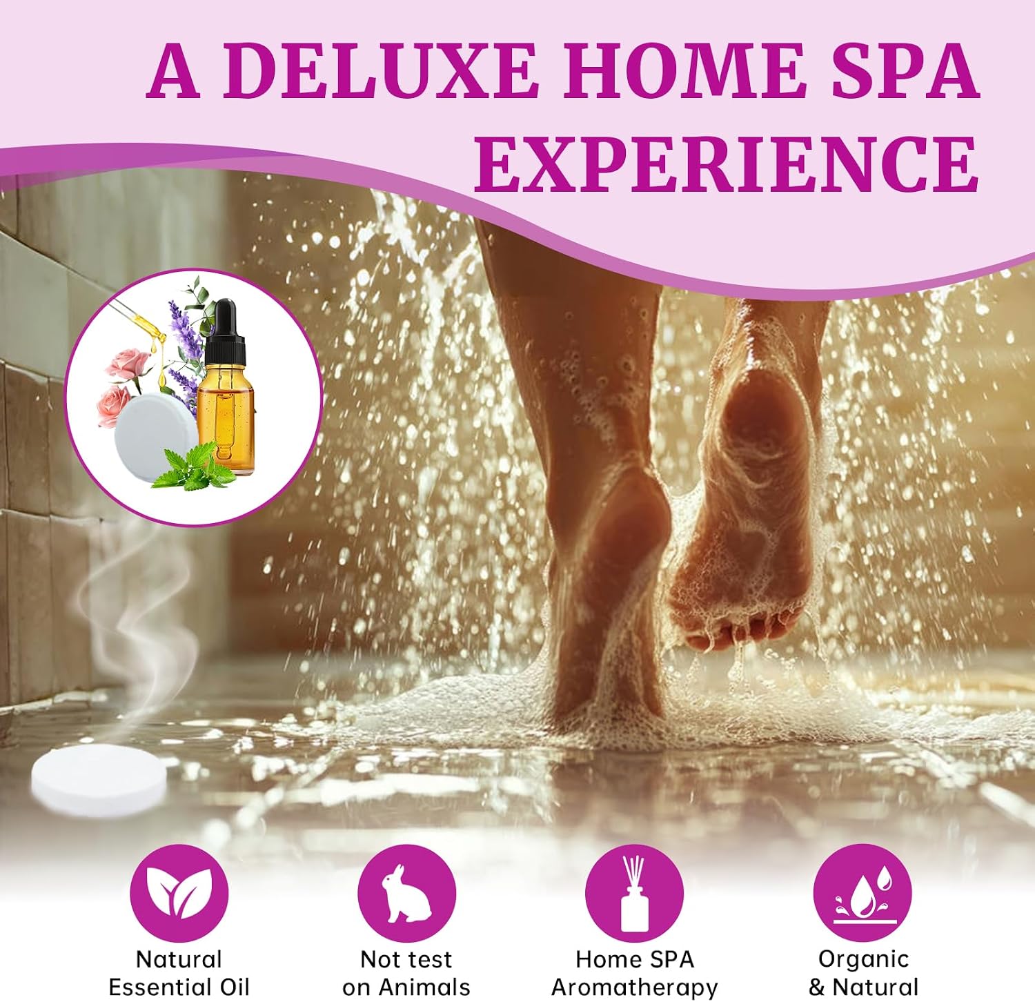 18-Pack Shower Steamers Aromatherapy, Self Care Gifts for Women Men, 6 Scented Organic Shower Bombs with Natural Essential Oils Relaxation Home SPA, Fathers Day Spa Gifts, Appreciation Gifts