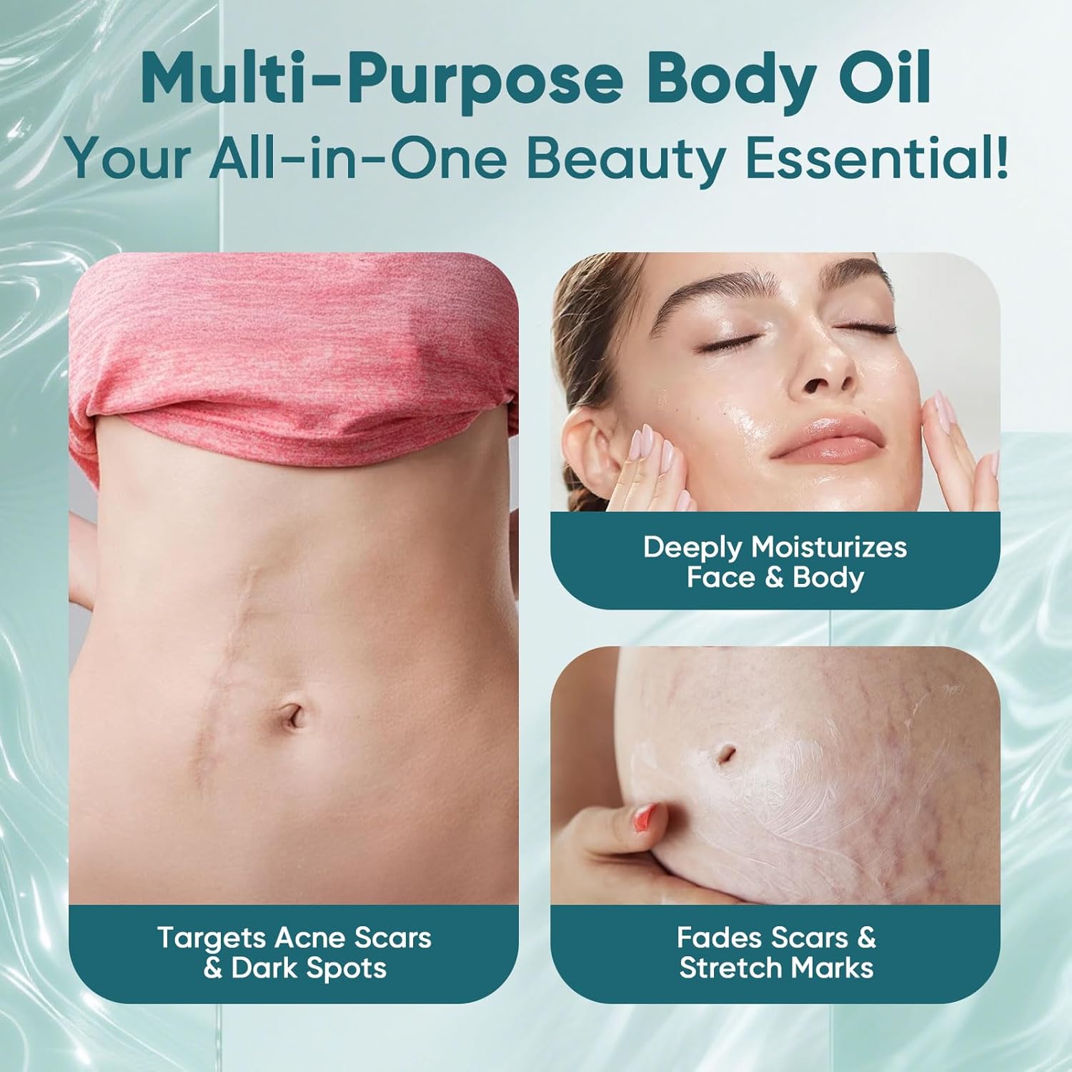 Frankincense and Castor Oil, Organic Castor Oil Rose Quartz Roller Ball, 100% Pure, Cold-Pressed, Firms Skin, Reduces Fine Lines & Wrinkles, Suitable for Face, Neck, Abdomen, 50ML/1.7OZ (1)