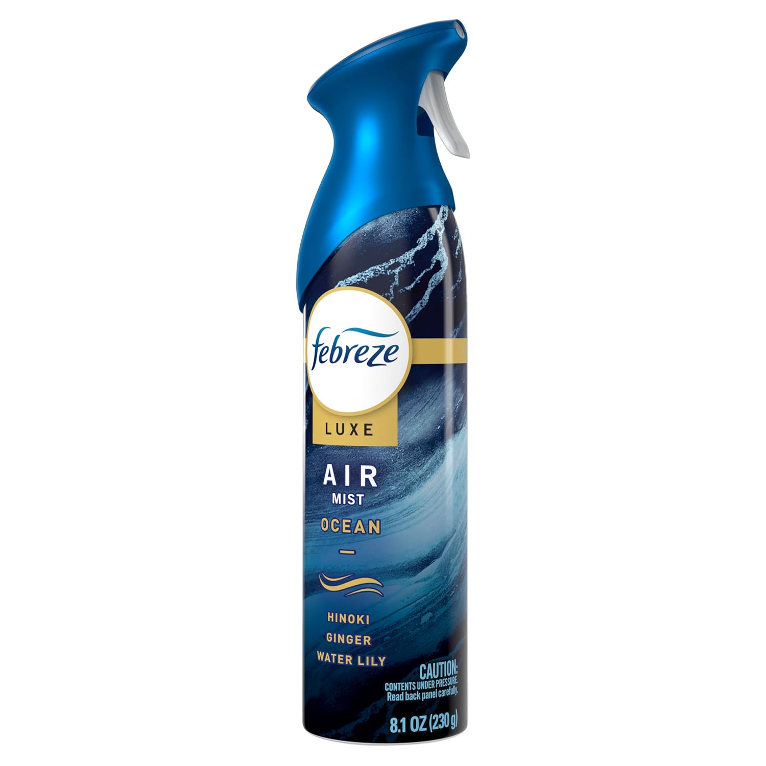 Febreze New & Improved Air Mist Ocean Air Freshener, Home and Kitchen Essentials, Odor Fighting Room Spray, 8.1 oz bottle