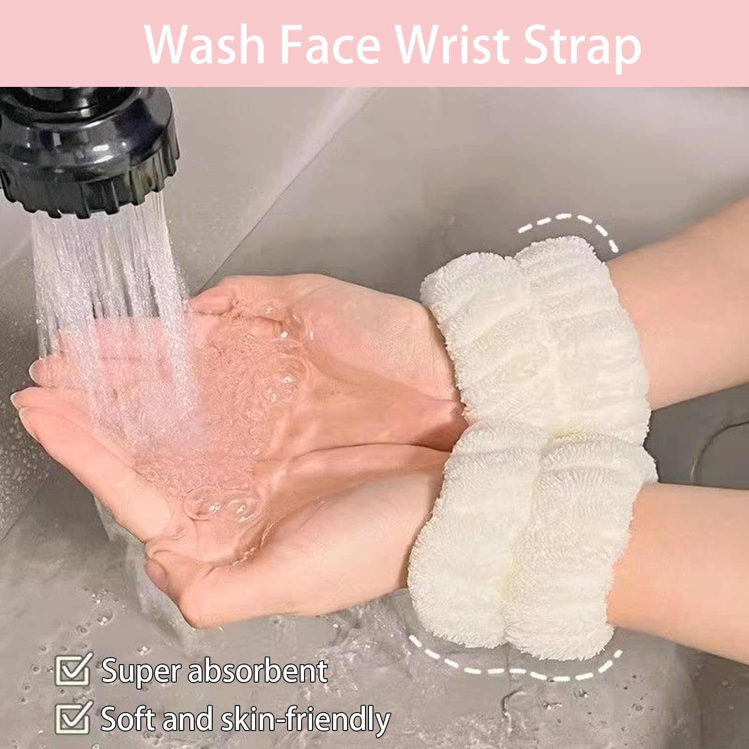 Skincare Face Wash Spa Headband and Wristband Set Top Knotted Headbands Big Hair Claw Clips Butterfly Hair Accessories Quilted Makeup Bag Blank Cards Gifts for Women and Teen Girl Gifts Trendy Stuff