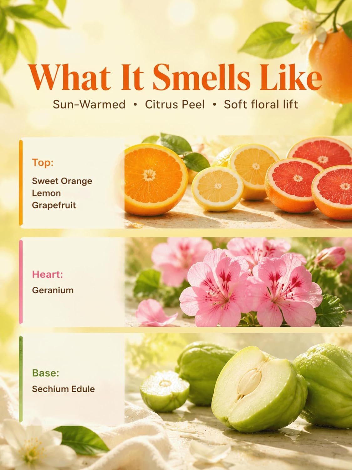 Sunny Morning — A 100% Pure Essential Oil Blend Citrus-Bright Blend that Makes Your Space Feel Like You Just Opened the Curtains, Essential Oils for Diffusers for Home