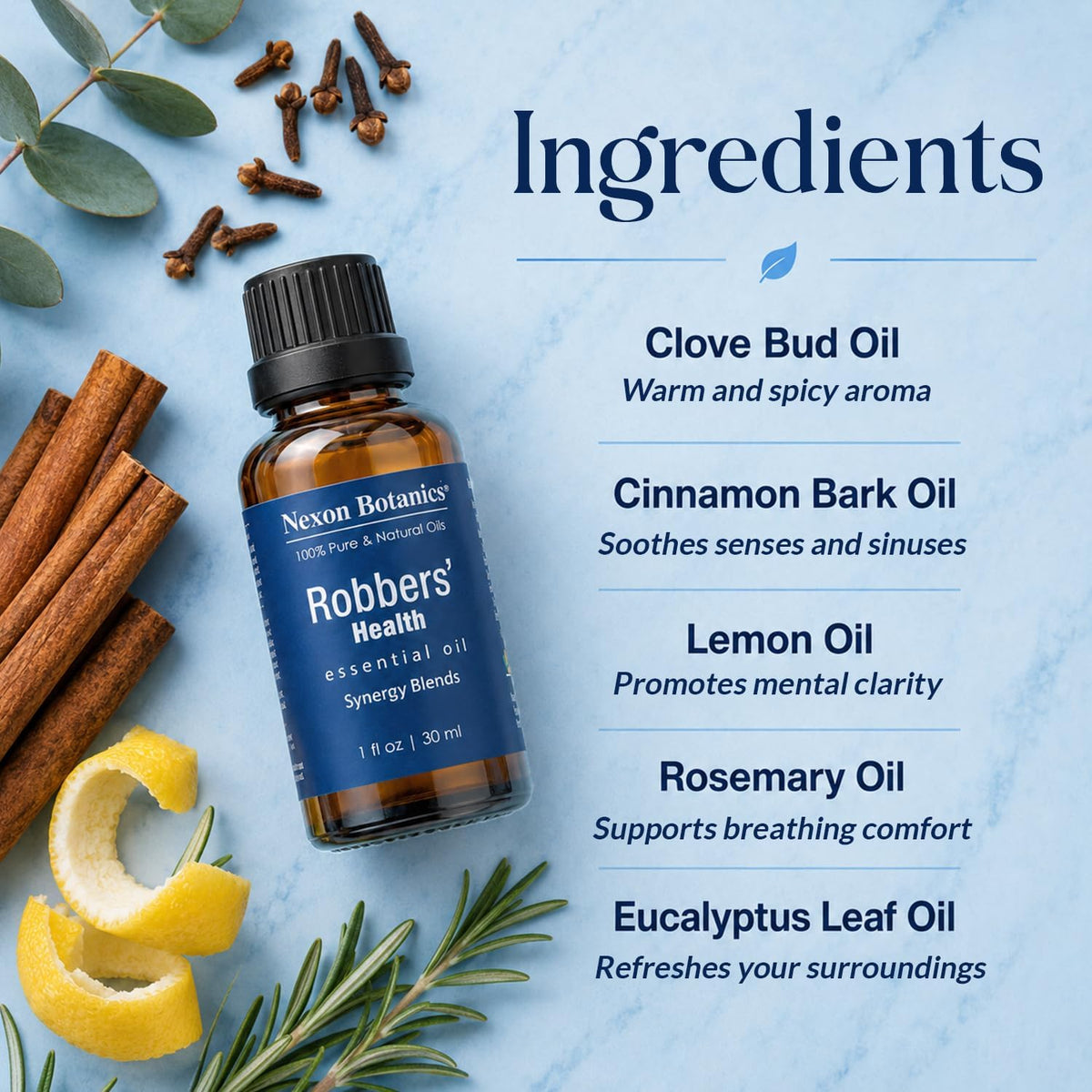Robbers' Health Essential Oil Blend 30 ml - Immunity Boosting Thieves Oil