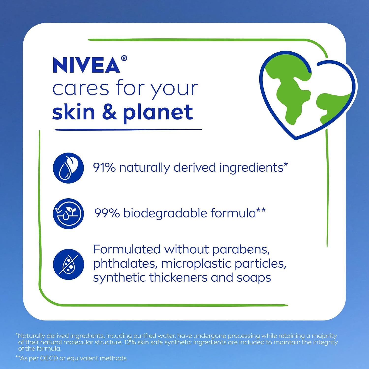 NIVEA Refreshing White Peach and Jasmine Body Wash with Nourishing Serum, Scented Body Wash for Women, Enriched with Provitamin B5 and Vitamin E, 20 Fl Oz Bottle