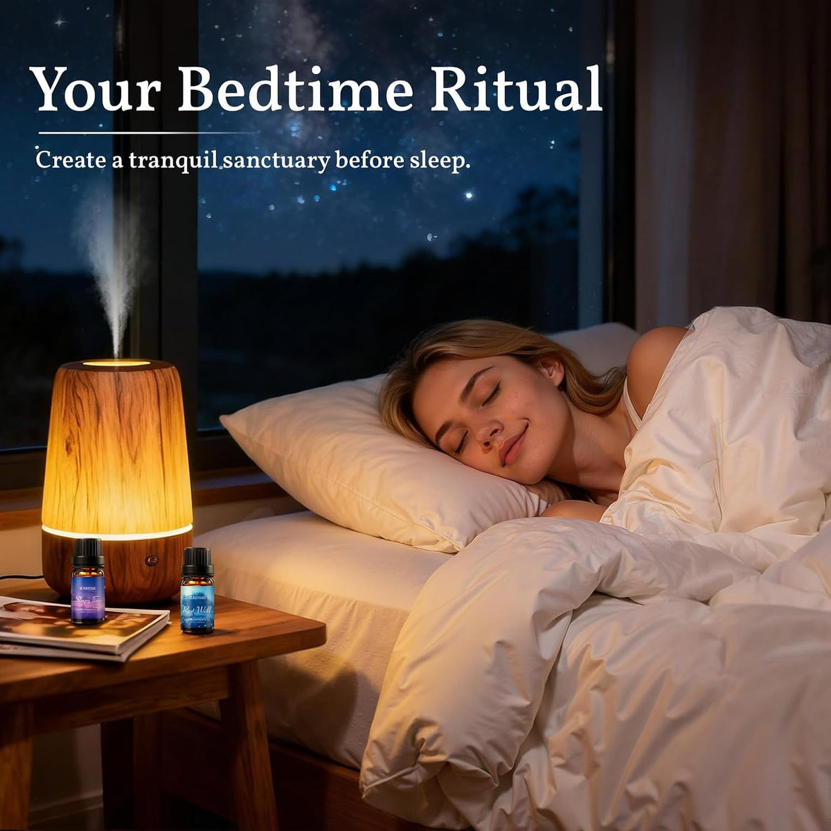 slashome 8 Pack Sleep Essential Oils Set for Diffusers for Home