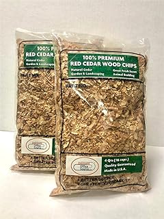 Red Cedar Natural Wood Chip Shavings (2-Pack - 8qts)