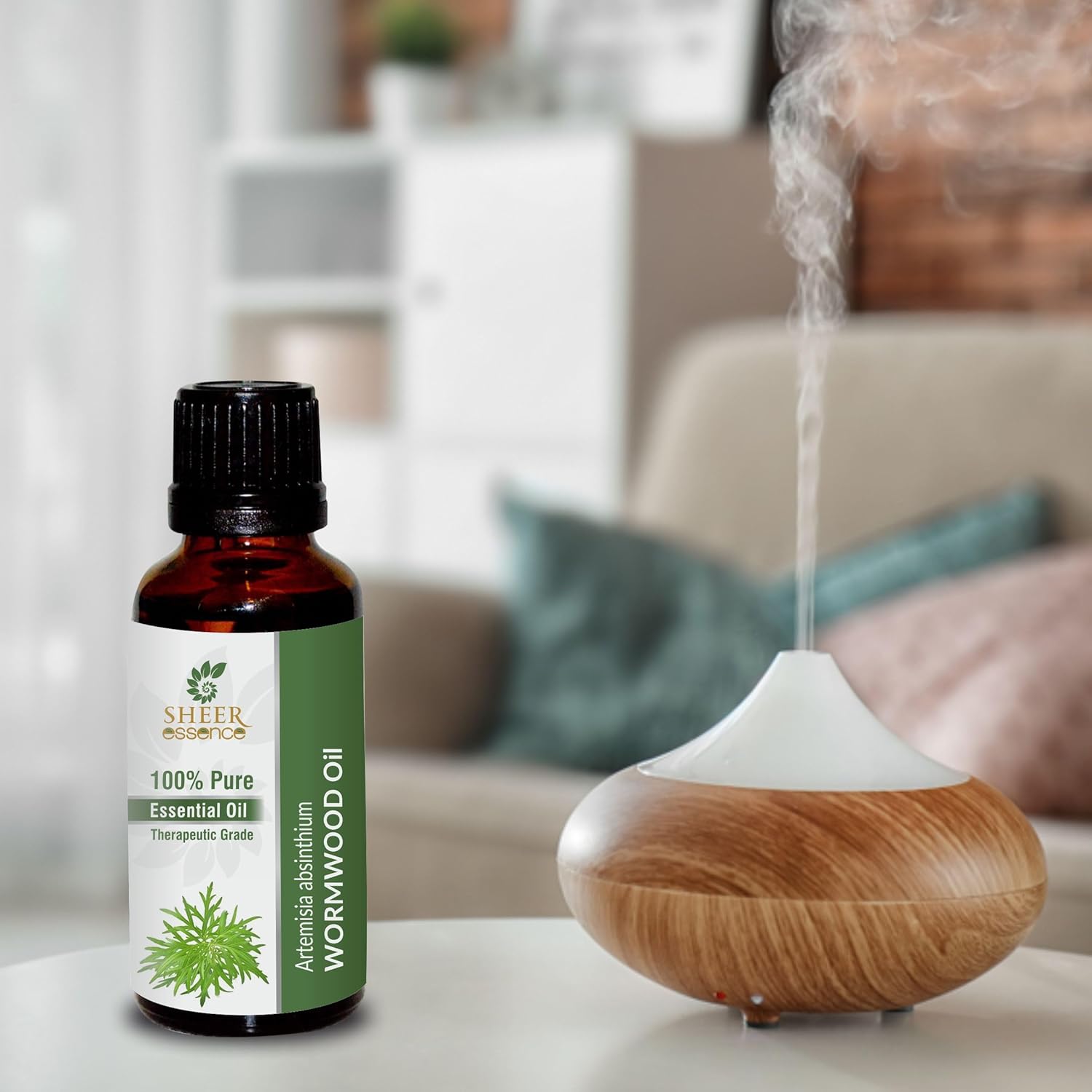 Wormwood Oil (Artemisia Absinthium) Essential Oil 100% Pure Natural Undiluted Uncut Therapeutic Grade Oil 0.33 FL.OZ